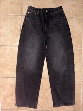 High-Rise Barrell Black Women’s Jeans